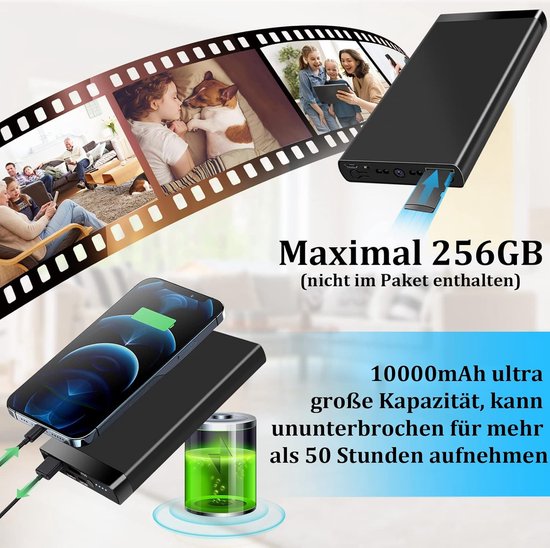 Verborgen Camera - Spionage Camera - Geheime Camera - Spy Camera - Spycamera - Spion Camera - Verborgen Mini Camera van VER — afbeelding 4