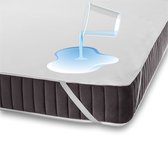 UNIFICATO - Waterdichte Matrasbeschermer 120x200 cm - Katoenen Oppervlak - 30 dagen Proefslapen - Ademend - Antibacteriëel - Incontinentie Matrashoes - Badstof Matrasbeschermhoes - Met 4 Elastieken Banden - Matrashoogte tot 30cm - Wit