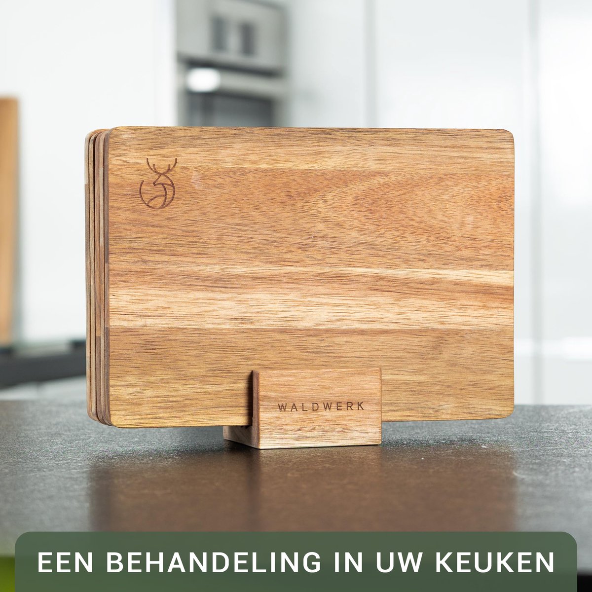 Hanseküche Snijplank, 3 Delige Set, Hoogwaardige Snijplanken Van Acaciahout Grote Houten Plank Met Sapgoot Keukenplank Massieve Acacia 1126289800