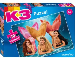 foto van K3 - Puzzel - 70 stukjes - Lied van de zeemeermin
