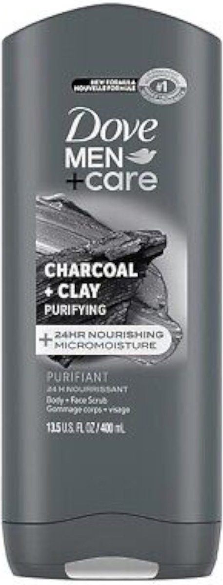 Goedkoopste Dove - Douchegel - Men Care Elements - Charcoal & Clay - Verfrissend en reinigend - 400 ml