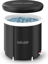 Care Less - IJsbad - Opvouwbare Badkuip - Zitbad - Dompelbad - 75CM - Inklapbaar en met Hoes - Inclusief Pomp en Afvoerslang - Zwembad - Bath Bucket