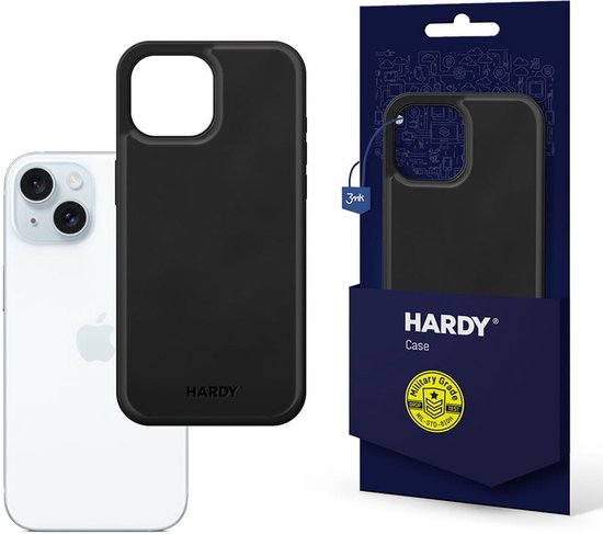 Étui MagCase en cuir Silky Hardy 3MK pour iPhone 15 Plus
