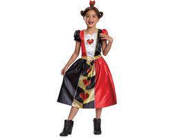DISNEY - ALICE IN WONDERLAND, Hartenkoningin jurk Classic, Maat XS (3T-4T jaar), Meisjes