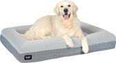 Bol.com Buddy Beds Orthopedische Hondenmand Large - Orthopedisch Hondenkussen - Hondenbed – Hondensofa – Hondenbank – Grijs – La... aanbieding