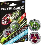Beyblade X Chain Incendio 5-60HT en Arrow Wizard 4-60N Top Dual Pack