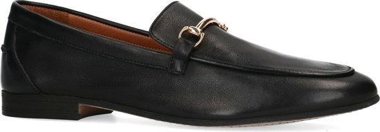 Manfield - Femme - Mocassins en cuir noir - Taille 40