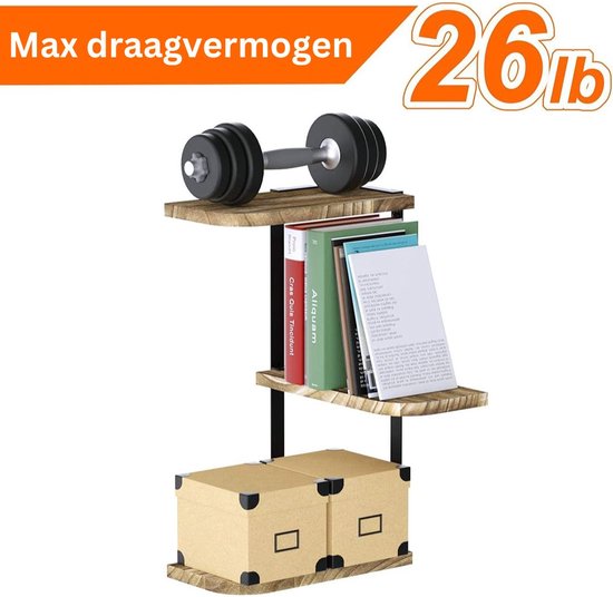 SUMGAR Zwevende Planken voor Muur Gemonteerde Rekkeneenheid Hele