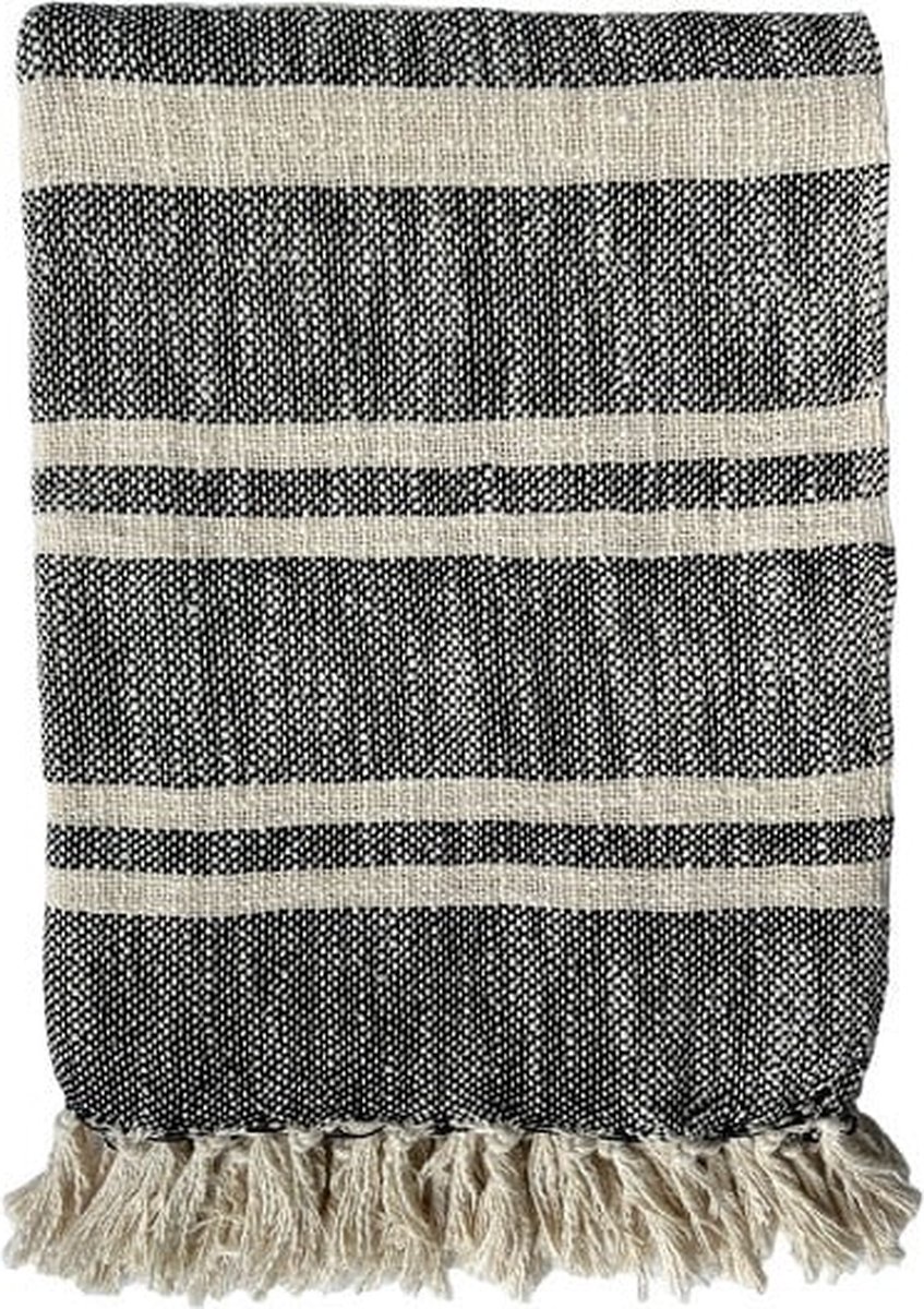 Plaid Bahia Black 2x10x130cm