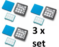 3x Filters - set vervanging voor PHILIPS PowerPro FC8010/02 - PHILIPS PowerPro Compact PowerPro Active - PHILIPS FC9328, FC9329, FC9330, FC9331, FC9332, PowerPro Compact FC9333, FC9334, FC9349, FC9350, FC9351, PowerPro City FC9352, FC9353 PHILIPS