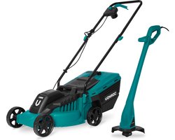 VONROC Grasmaaier 1300W 32cm maaibreedte - en Grastrimmer 300W – Ø230mm maaidiameter - Complete set! VONROC Grasmaaier 1300W 32cm maaibreedte - en Grastrimmer 300W – Ø230mm maaidiameter - Complete set!