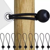 Gardlov Tentspanner met Bal 16-30 cm - Veelzijdige Spanelastiek - Set van 10