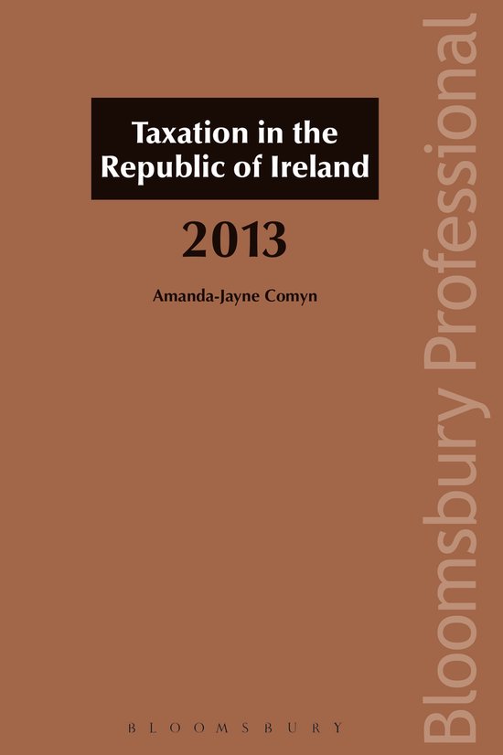 Taxation In The Republic Of Ireland 2013 - cover