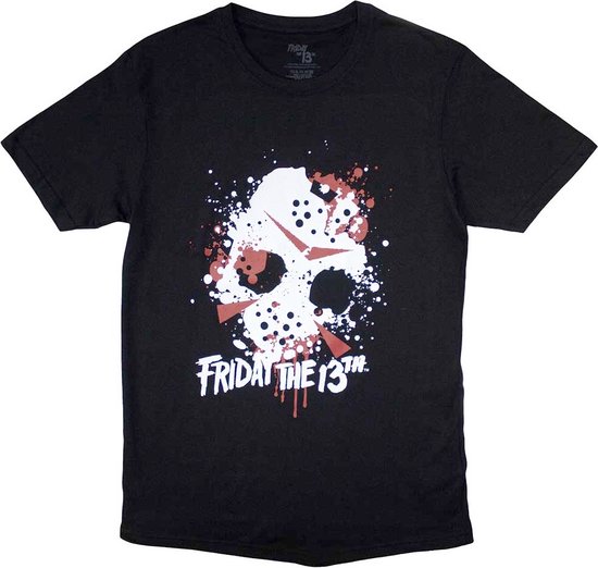 Friday The 13th - Jason Blood Splat Heren T-shirt - M - Zwart