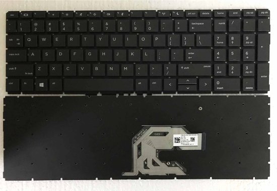 Clavier d'ordinateur portable adapté aux séries HP Probook 450 / 455-G6 / G7 - P/N : HSN-Q25C, HSN-Q22C