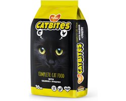 Pamax Catbites - Kattenbrokken voor volwassen katten - Zalm & gevogelte - 10kg