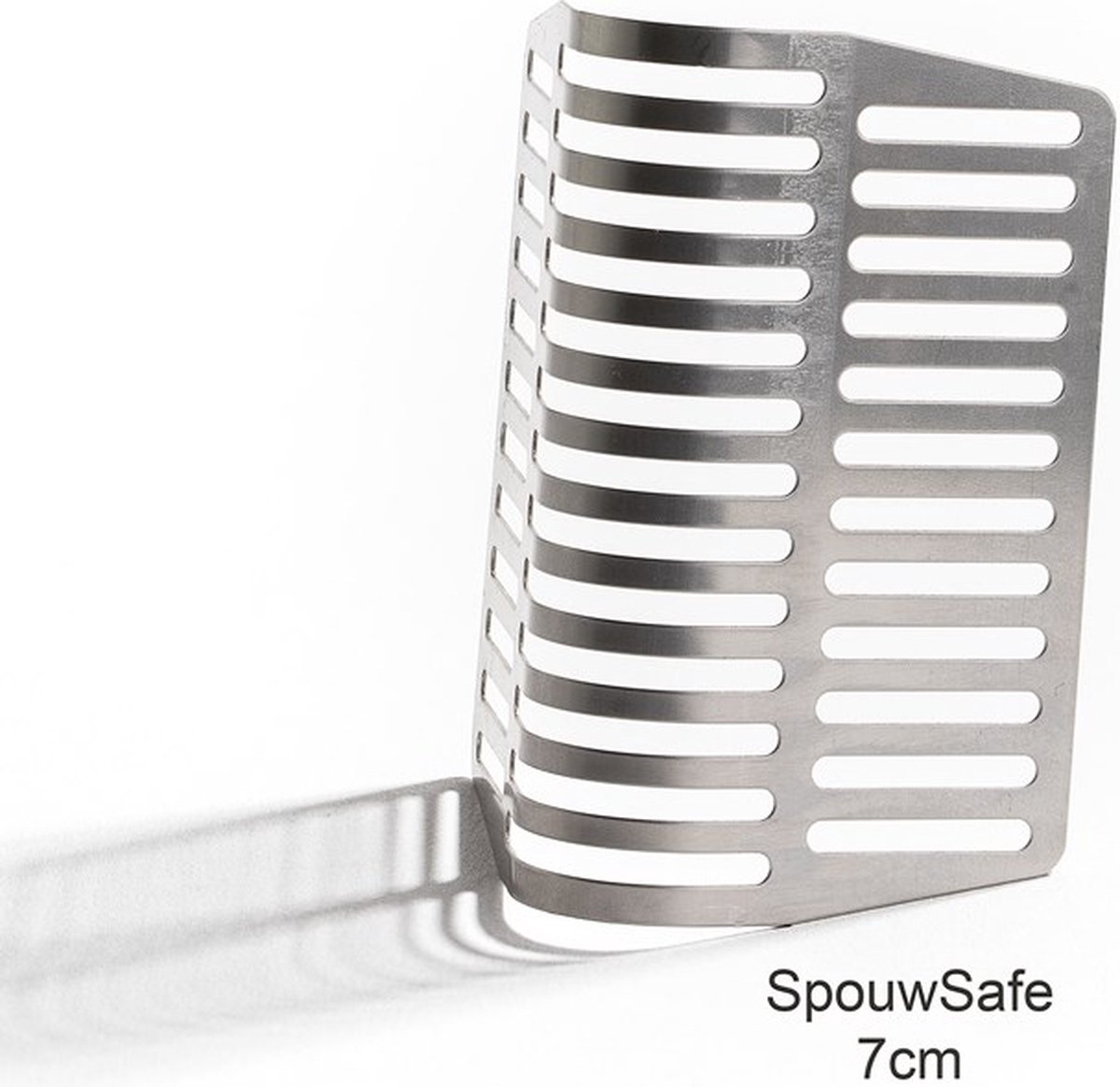 Spouwsafe achtervoegrooster rvs 7cm