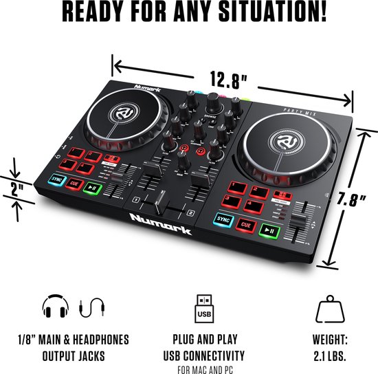 Numark Party Mix II - DJ Controller - Perfecte DJ-Set voor