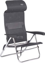 Bol.com Crespo - Strandstoel - AL/205 - Compact - Donker grijs aanbieding