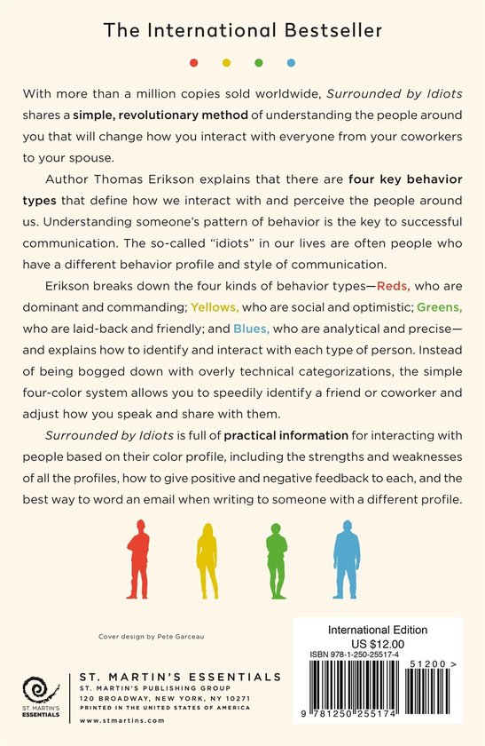 Surrounded by Idiots The Four Types of Human Behavior and How to Effectively Communicate with Each in Business and in Life