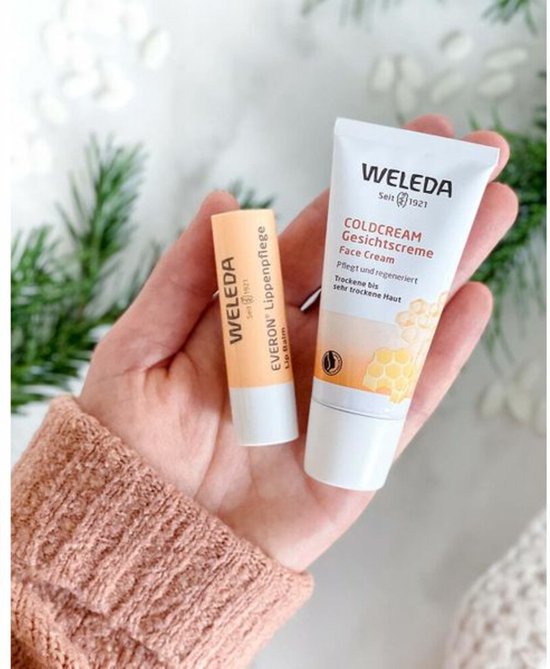 WELEDA - Everon Lippenbalsem - 4.5ml - Droge lippen - 100% natuurlijk