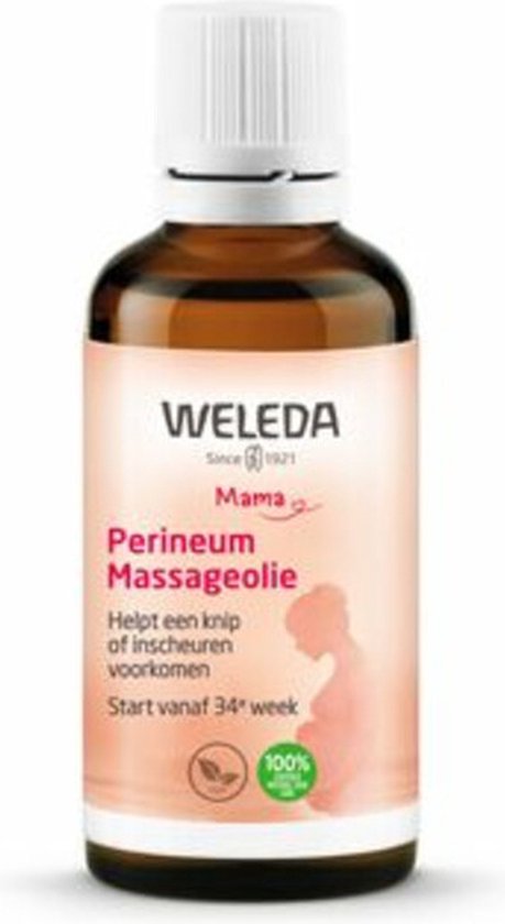 Foto: Weleda perineum massageolie mama baby 50ml 100 natuurlijk