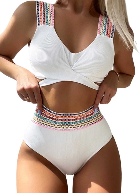 Sunrise Bikini Premium - Femme - Beachwear - Light Push Up - Maillots de bain - Maillot de Maillots de bain - Wit