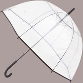 Bol.com Doorzichtige windproof paraplu - 112 cm aanbieding