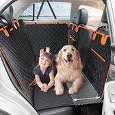 Jake and Jacky Hondendeken XXL Met Achterbankverlenger - Autodeken Hond Met Harde Bodem - Beschermhoes Auto - Hondenkleed - Inclusief Autoriem & Opbergtas