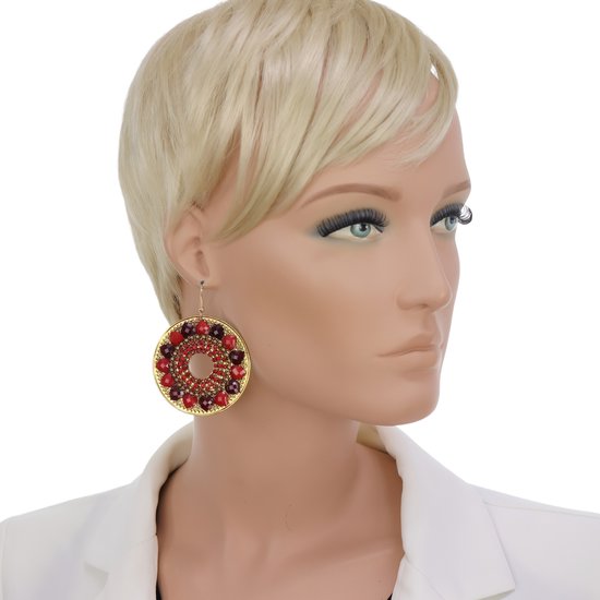 Behave Boucles d'oreilles pendantes design vintage