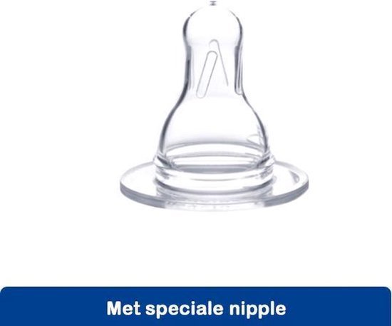 Babyfles Roze Transparant | Kunststof | 325 ml - Ø 6,5 x 18 cm | Drinkbeker voor kinderen | BPA vrij | Magnetronbestendig | Vaatwasserbestendig | Voor baby's vanaf 4 maanden — afbeelding 2