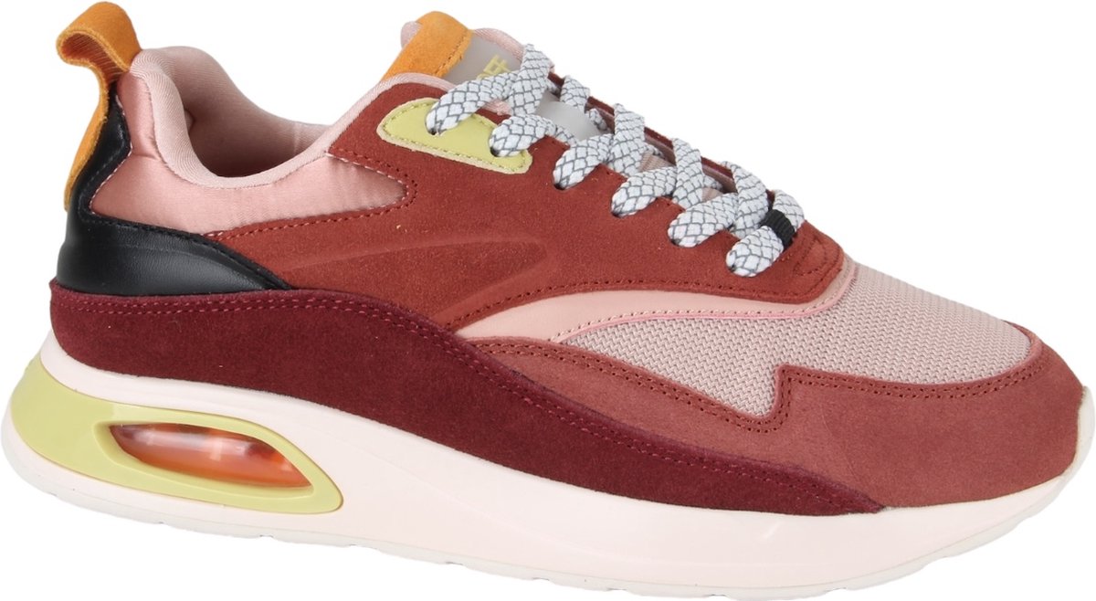 The Hoff Brand Maracana Sneakers - Suède - - Rood - Maat 37