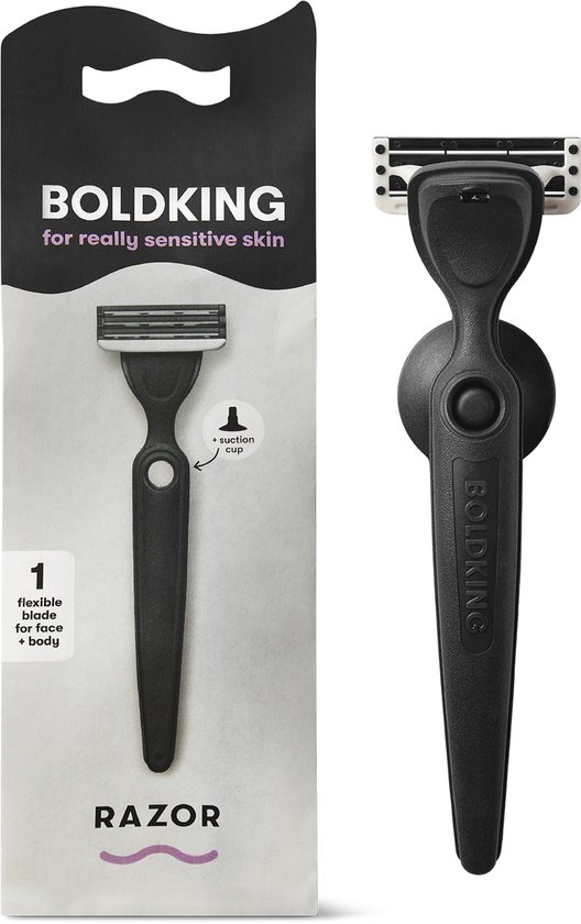 Boldking Scheermes met scheermesjes Extra Sensitive - Scheerset Man & Vrouw - Extra Gevoelige Huid - Heren & Dames - Razor Blade Mannen