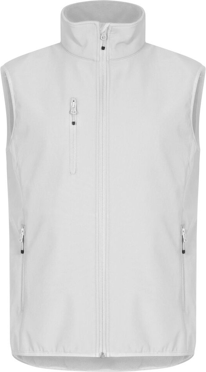 Clique Classic Softshell Vest 0200911 - Wit - 4XL