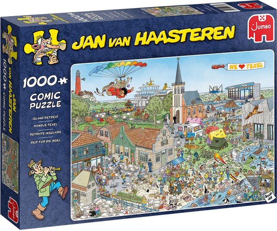 Jan van Haasteren - Rondje Texel - 1000 stukjes puzzel - Legpuzzel