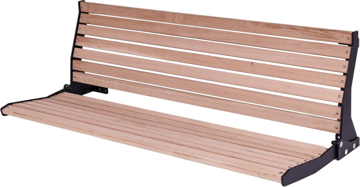 MaximaVida opklapbare gevelbank Jordaan met rugleuning 150 cm