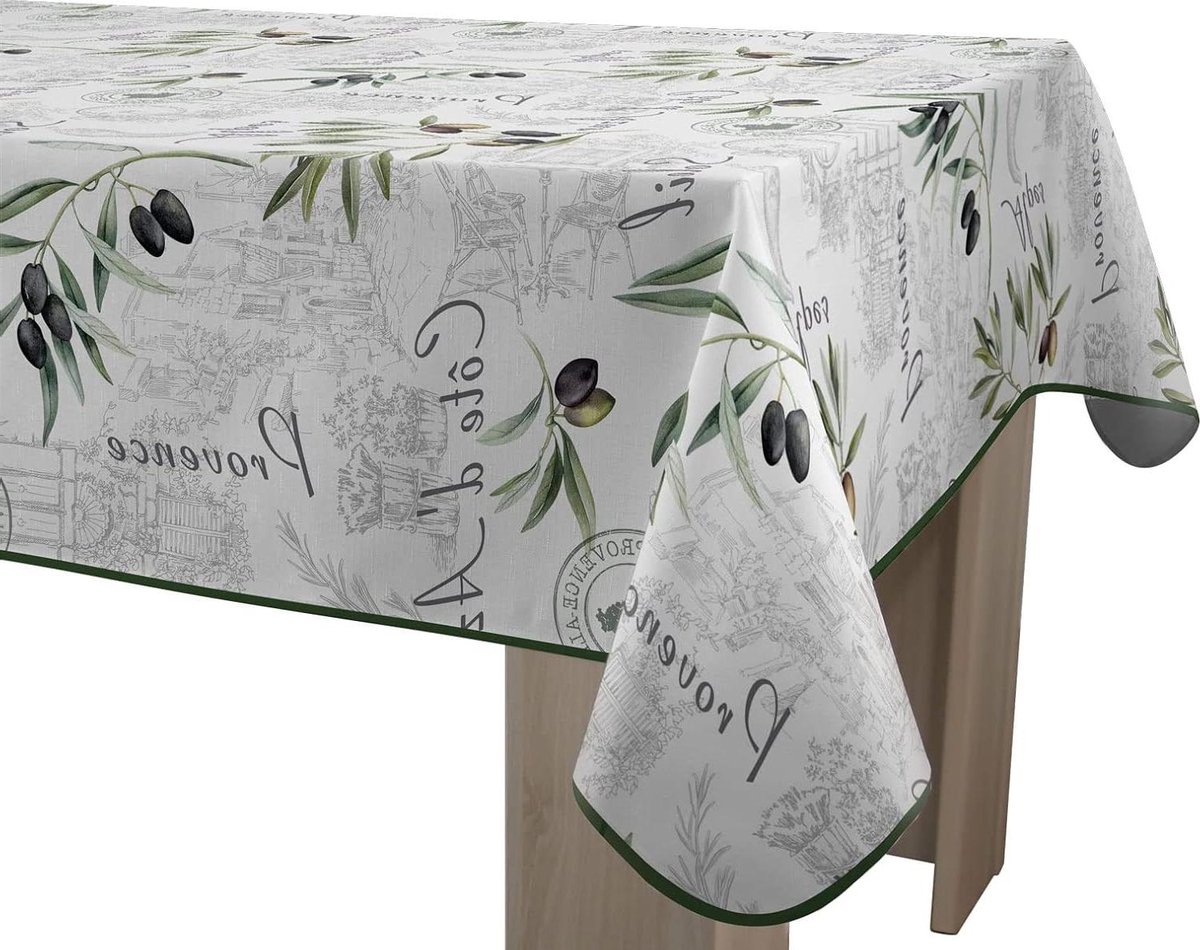 Vuilafstotend tafelkleed Provence rechthoekig 150 x 240 cm - Frans design