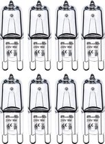 G Master - PRO G9 Halogeen lichtbron - 230V - Dimbaar - 18w (vervangt 25W) - Halogeen lamp -(8 STUKS)