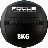 Focus Fitness - Wall Ball - 8 kg - Zwart