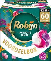 Bol.com Robijn Collections 3-in-1 Wascapsules - Color Paradise Secret - 4 x 15 wasbeurten - Voordeelverpakking aanbieding