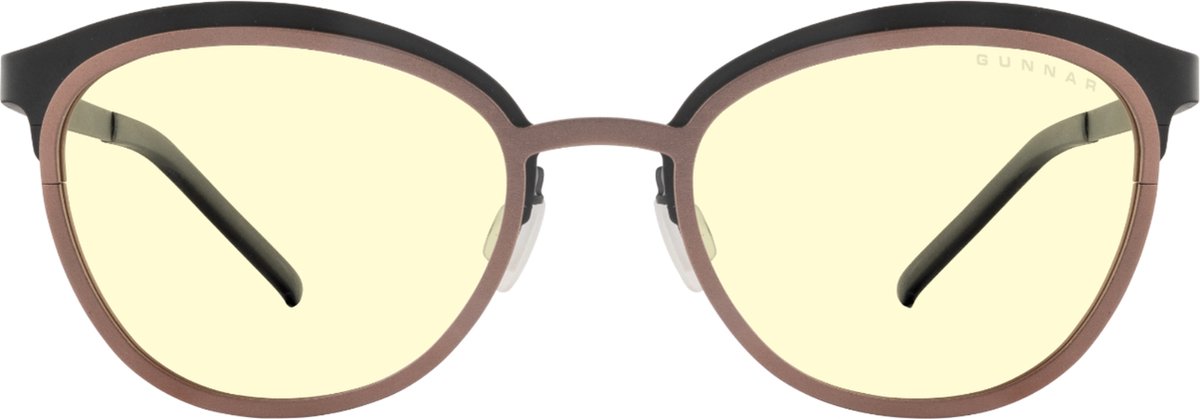GUNNAR - Palomar Gaming Bril - Computerbril - Blauw Licht Bril - Blue Light Glasses 0.2 Sterkte Amber