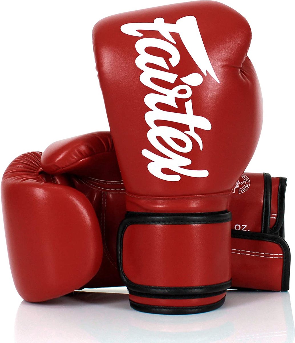 Fairtex BGV14 Microfiber Bokshandschoenen - Rood 16 oz