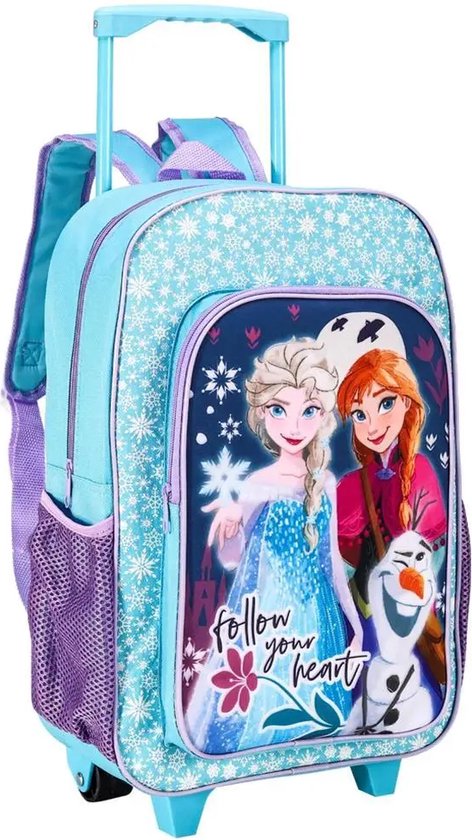 Foto: Frozen anna elsa olaf trolley rugzak school tas logeren 6 12 jaar