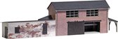 Busch - STEINSAGEGEBAUDE MIT GATTERSAGE H0 - maquettes, jouets de construction pour enfants, peintures pour maquettes et accessoires