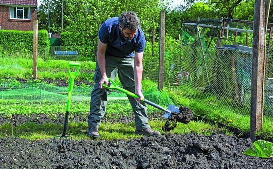 Gemakkelijk vinden tuin vork en spade set - koolstofstaal, tuingereedschap van Spear & Jackson — afbeelding 2