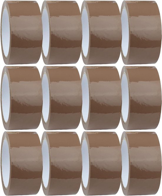 Nastro Marrone Per Pacchi Fragile - 48mm X 66m, Resistente - Foto 10