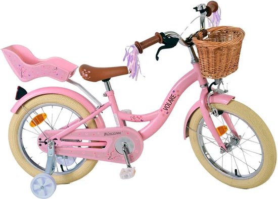 Volare Blossom Kinderfiets - Meisjes - 16 inch - Roze van Volare — afbeelding 4