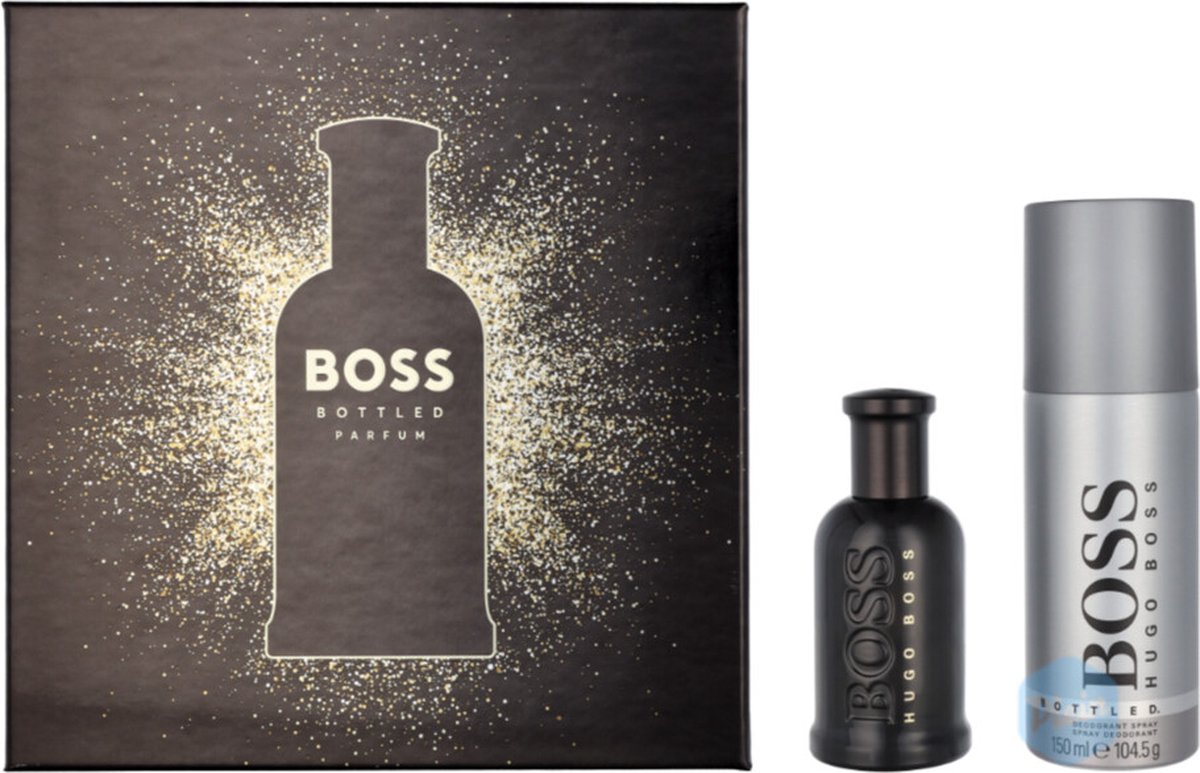 Goedkoopste Hugo Boss Boss Bottled Geschenkset Eau de Parfum Spray 50ml Deodorant Spray 150ml 200 ml