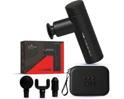 OrthoMechanik Go 2.0 - Compact Massage Gun Professional met Smartphone App-Expert Video's - Massage apparaat met accessoires en premium draagtas - Massage pistool voor sneller herstel