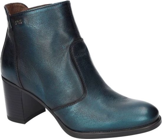 Nero Giardini -Dames - blauw petrol - enkellaarzen - maat 35